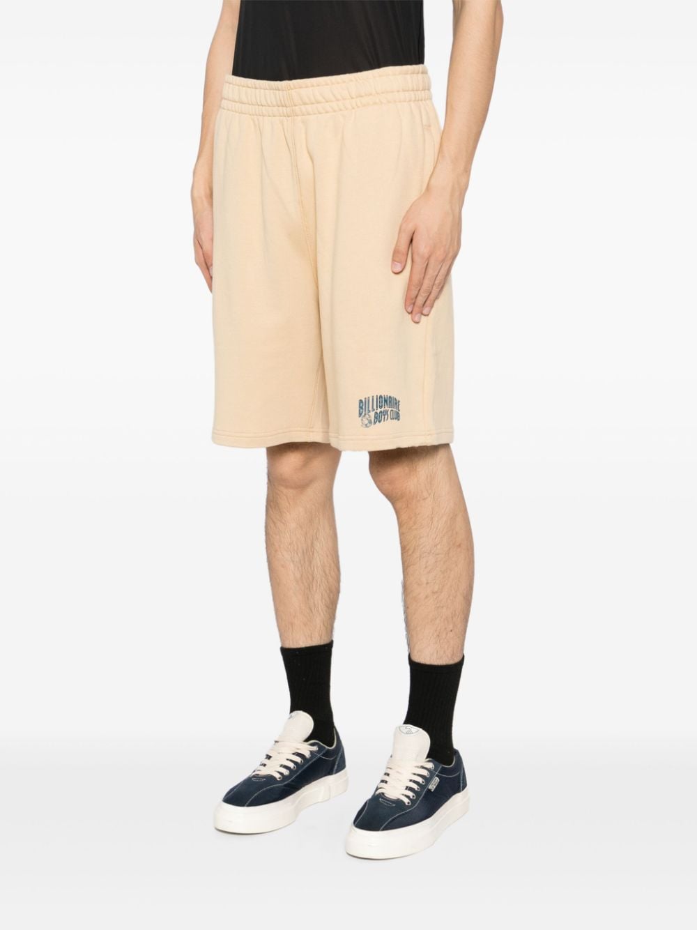 Shop Billionaire Boys Club Logo-print Shorts In Nude