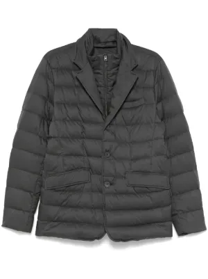 Herno キルティング パデッドジャケット | グレー | FARFETCH JP
