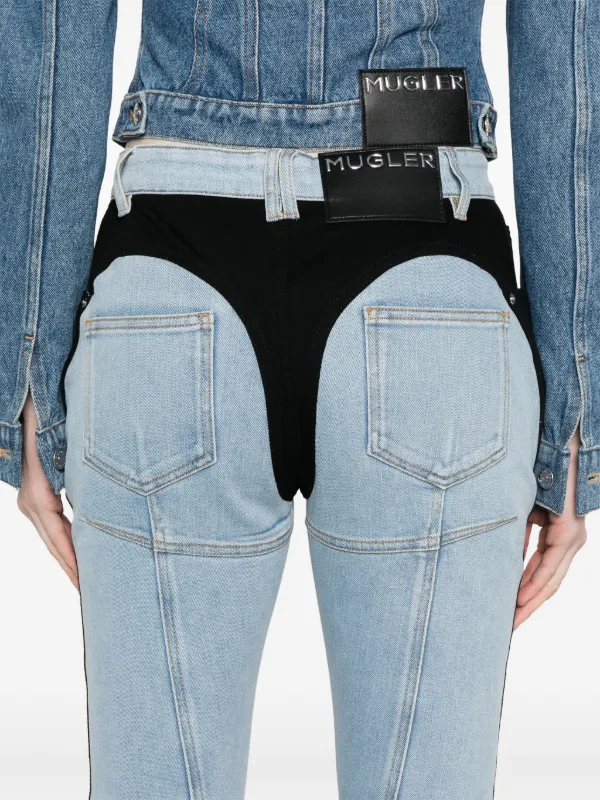 MUGLER ジーンズ Mugler Spiral Skinny Jeans | Blue | FARFETCH
