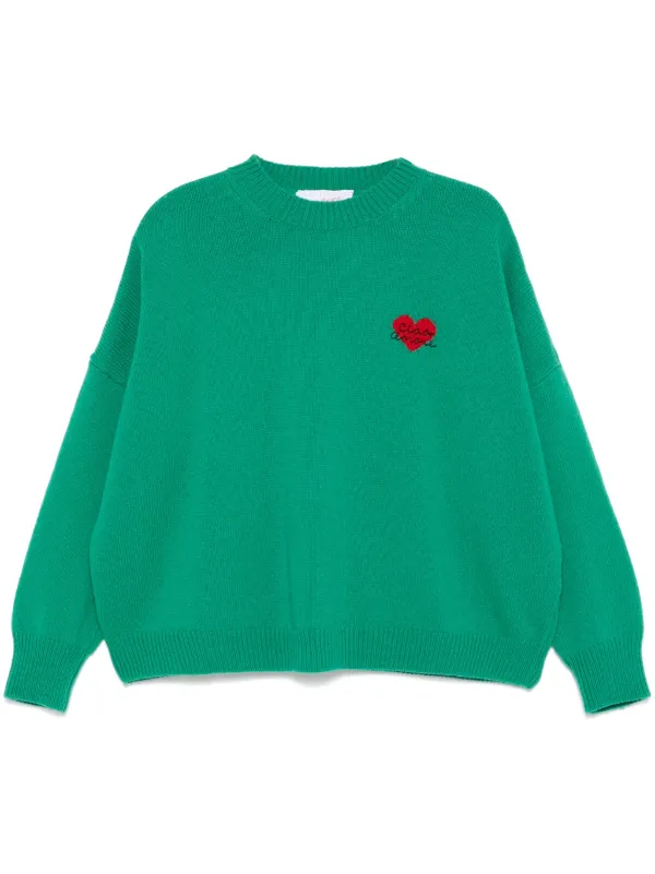 Giada Benincasa Ciao Amore Sweater Green FARFETCH TR