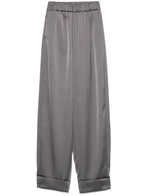 Blanca Vita pantalones de satén