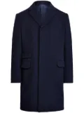 Ralph Lauren Purple Label brushed wool coat - Blue