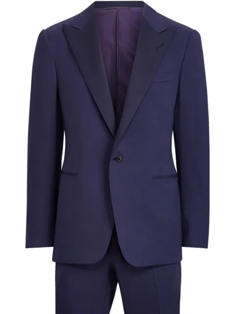 Ralph Lauren Purple Label traje con solapas de pico