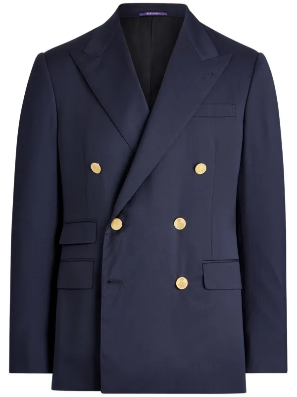 (極美)Ralph Lauren Purple labelジャケット 36(M) Ralph Lauren Purple Label Blazer Gregory | Azul | FARFETCH BR