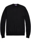 Ralph Lauren Purple Label jersey-knit cashmere pullover - Black