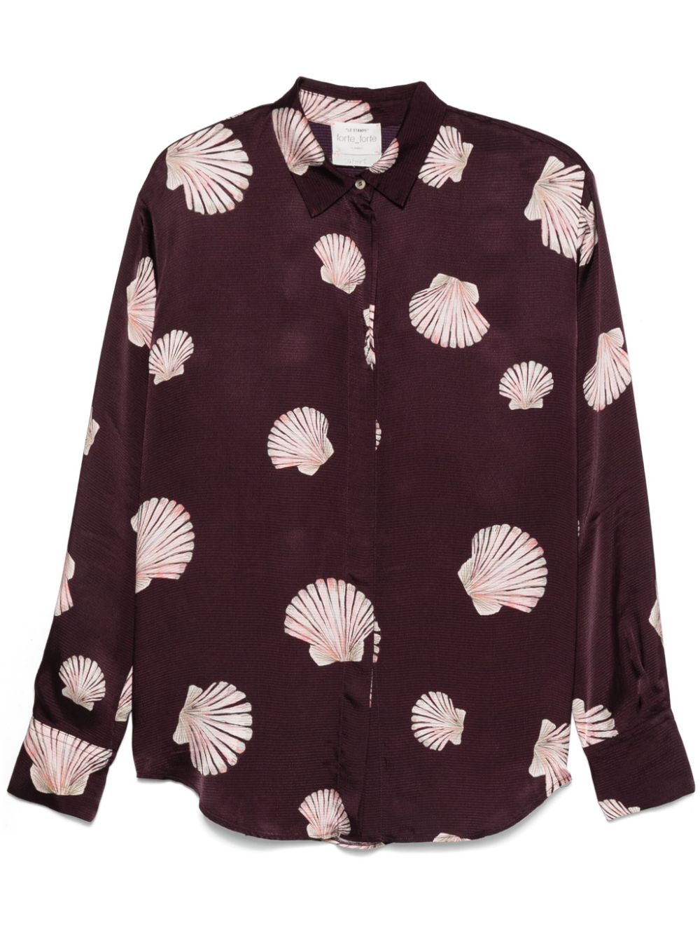 shell-print shirt