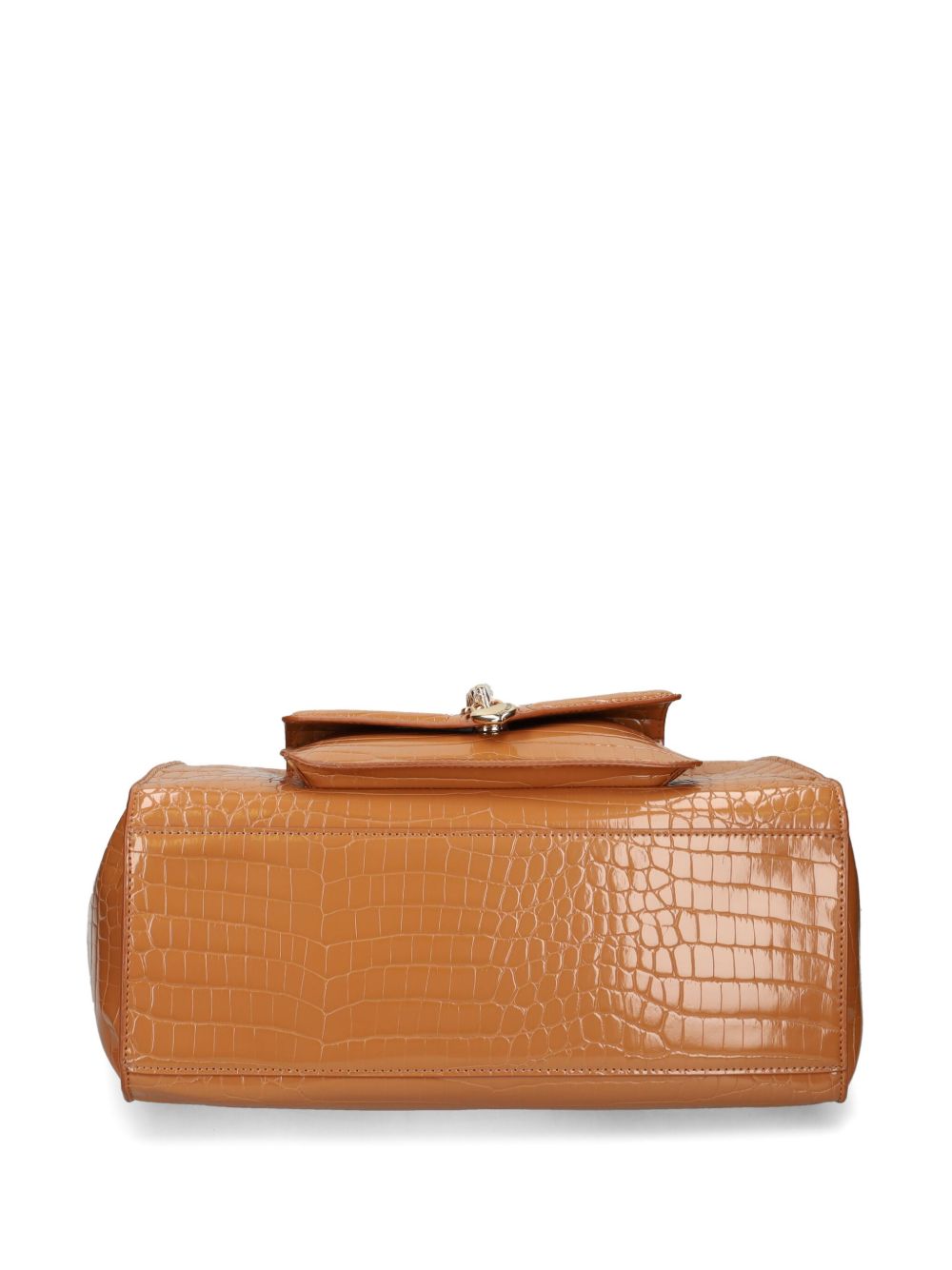 Love Moschino embossed crocodile shoulder bag Women