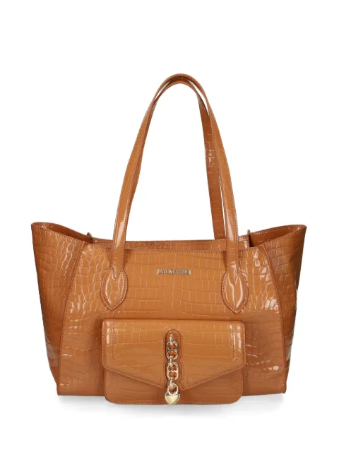 Love Moschino embossed crocodile shoulder bag  WOMEN