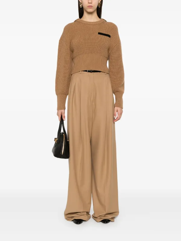 パンツ SPORTMAX Woman Pants Brown 2321360436600 019 Sportmax Kiens12 Trousers | Brown | FARFETCH JO