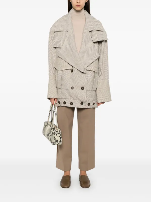 Max Mara Verbano Trousers | Brown | FARFETCH