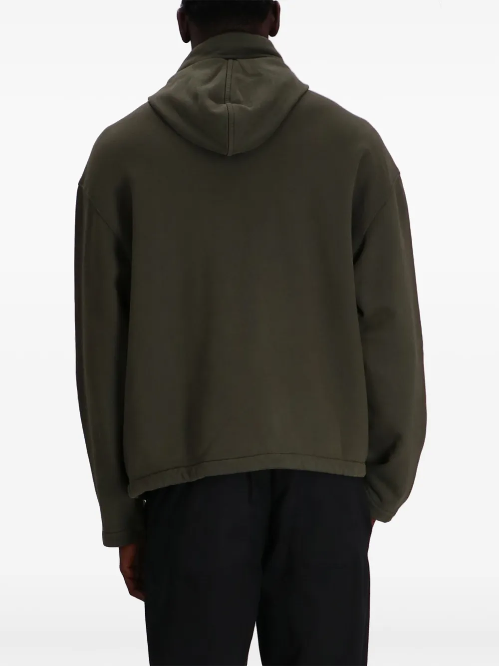 C.P. Company Hoodie met rits Groen