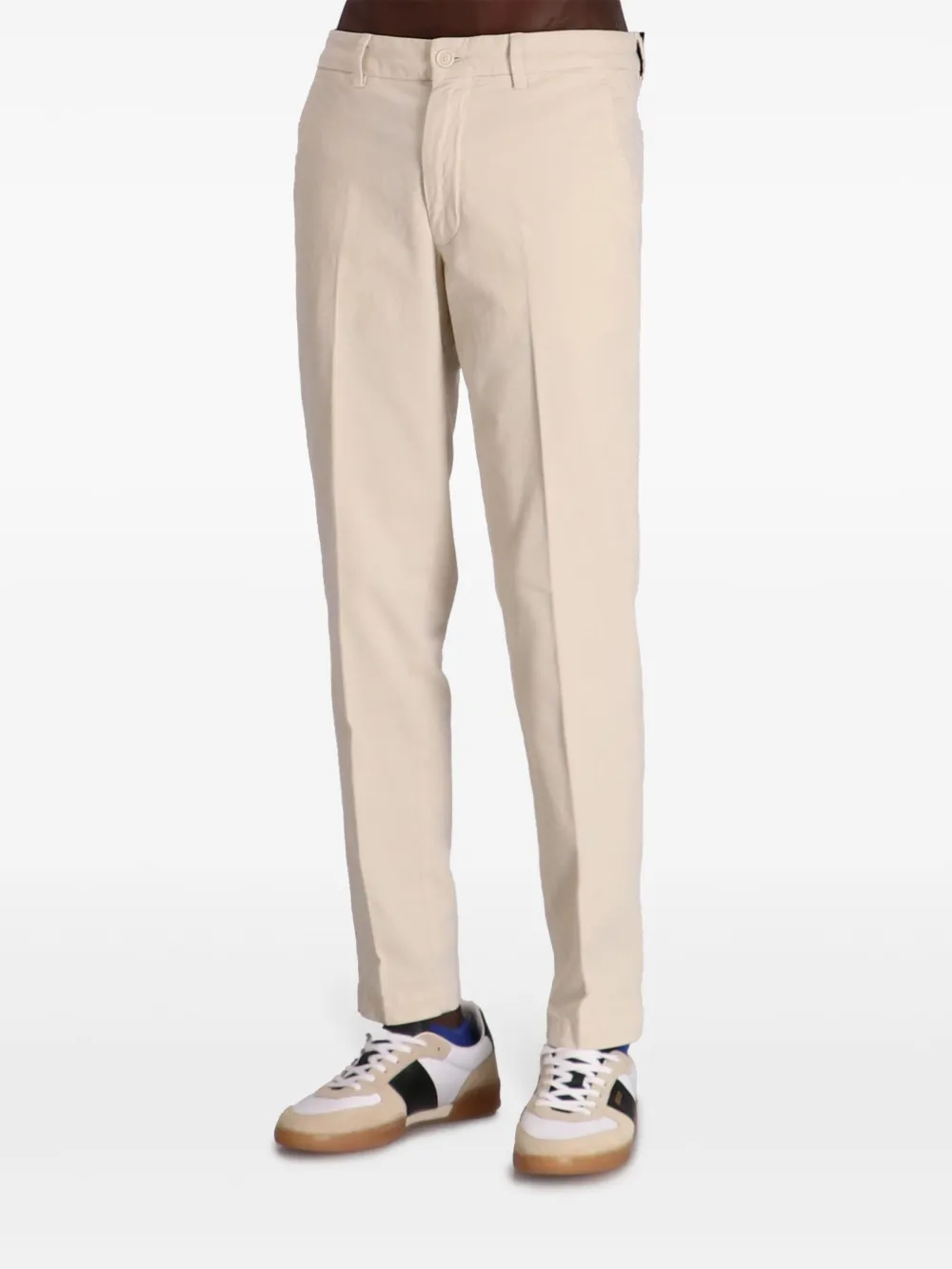 Hugo Boss Belt-loop Casual Pants In Nude