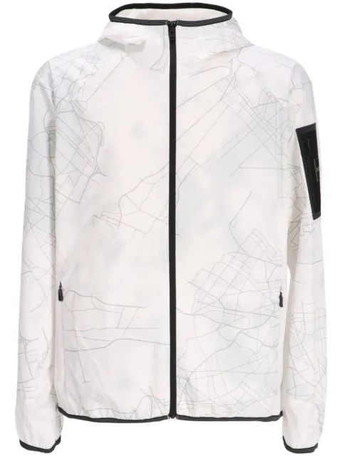 BOSS graphic-print jacket 