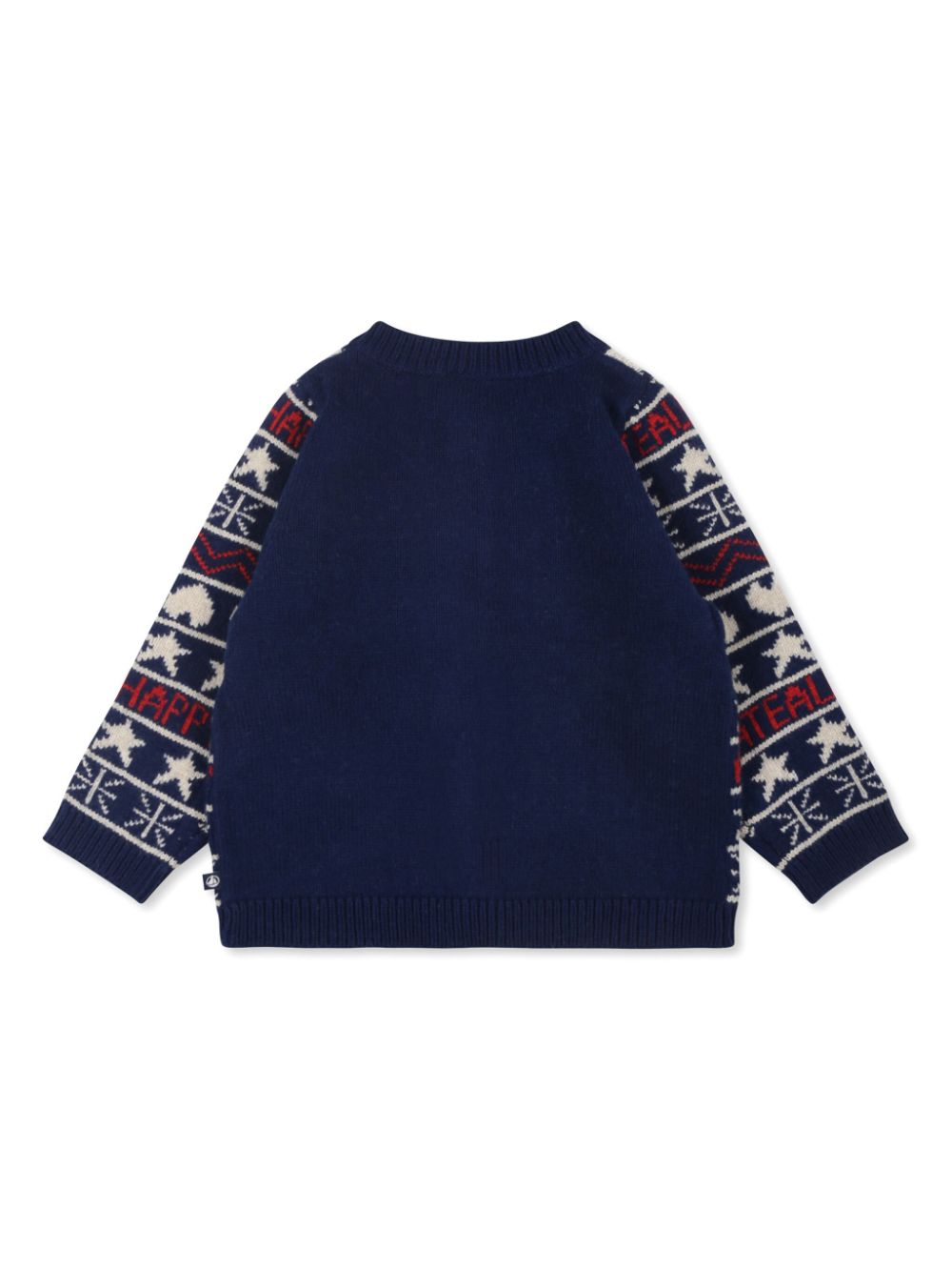 Petit Bateau jacquard cardigan - Blue