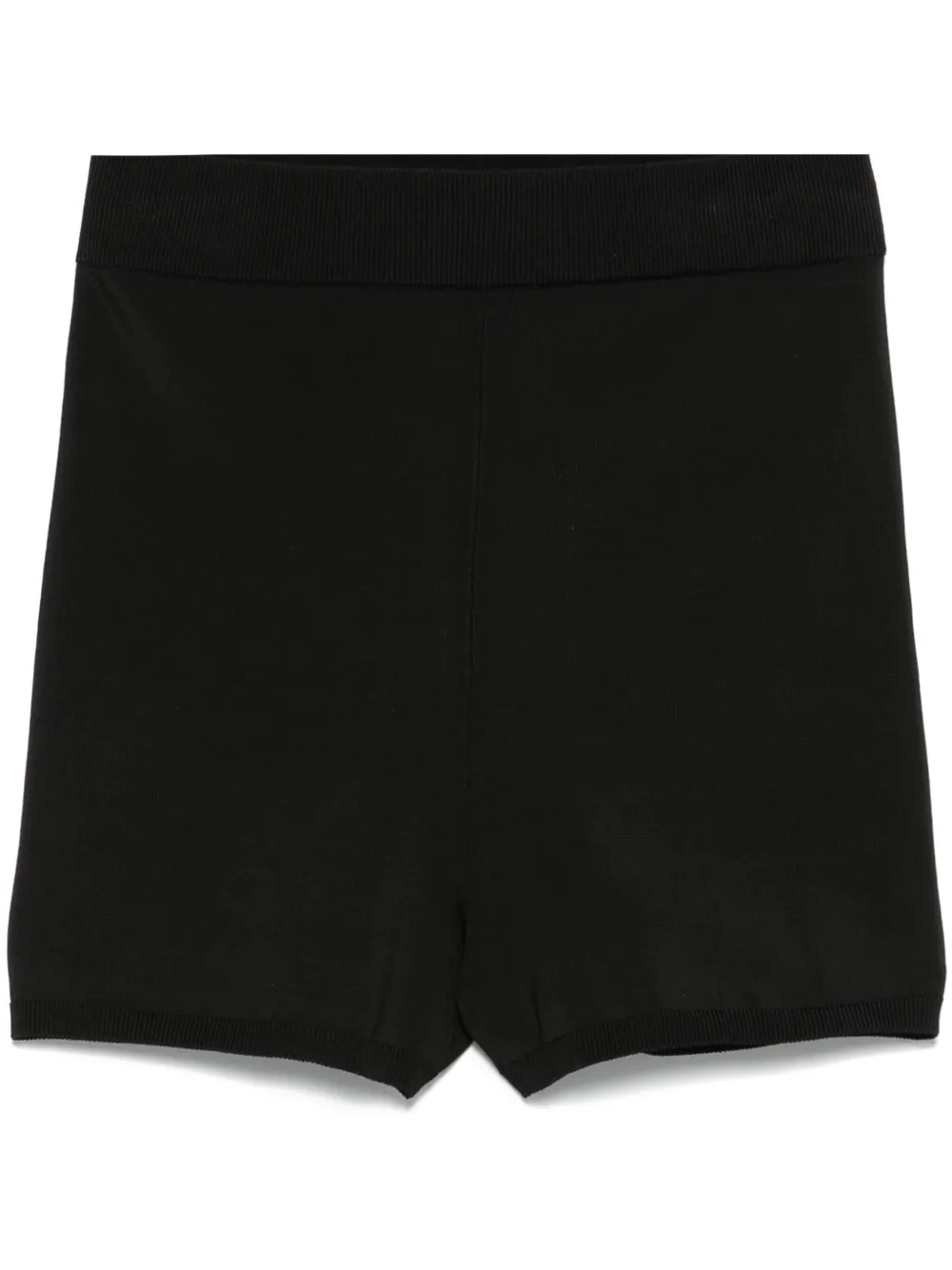 Saint Laurent Gebreide shorts Zwart