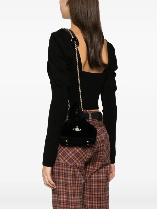 Vivienne Westwood Archive Yasmine Mini Bag | Black | FARFETCH CA