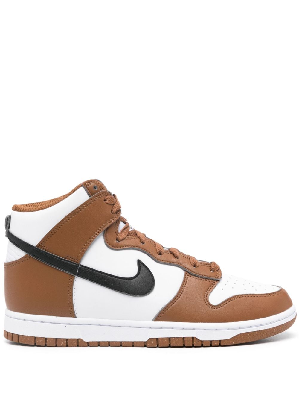 Nike Dunk High Next Nature Sneakers In Brown