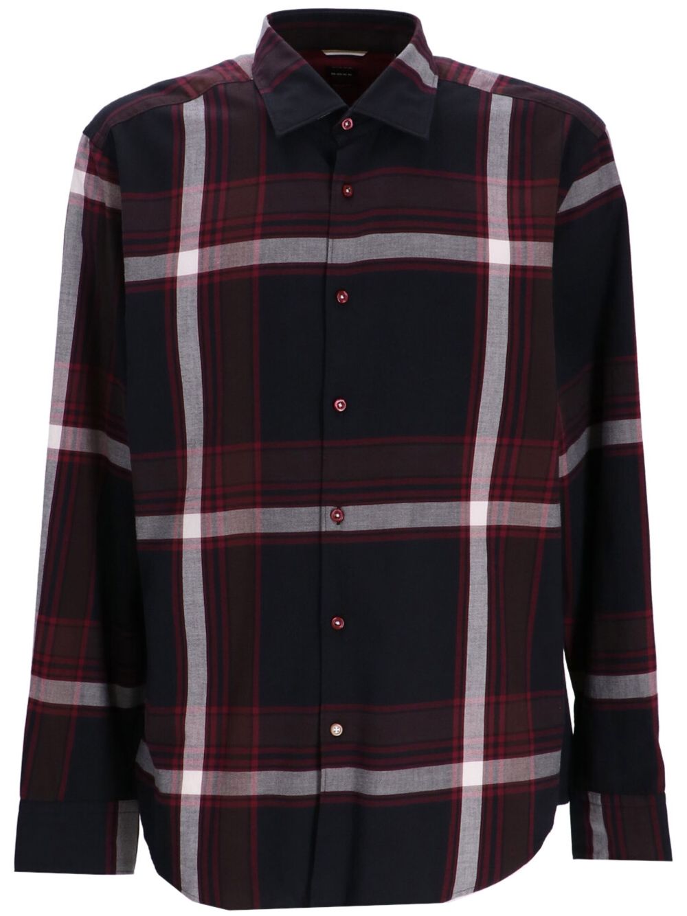 BOSS checked shirt - Black