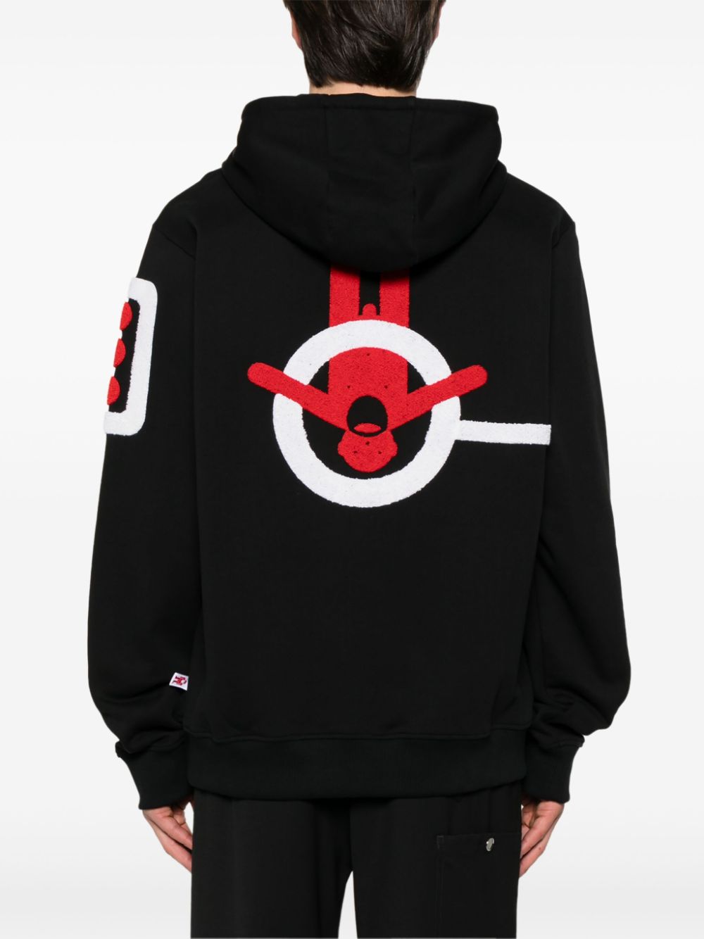 Walter Van Beirendonck Android hoodie Zwart