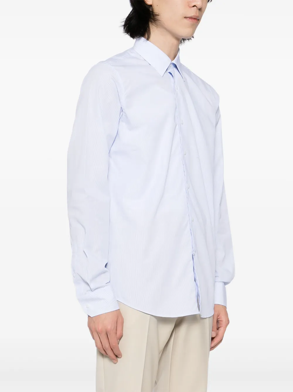 FURSAC Overhemd met puntige kraag Blauw