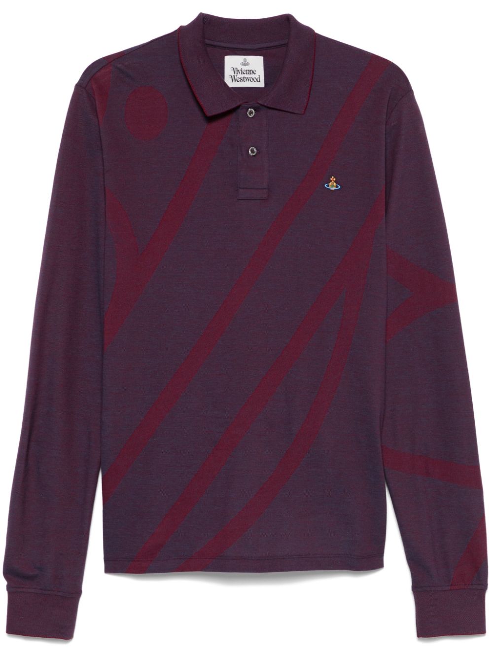 longsleeved polo shirt