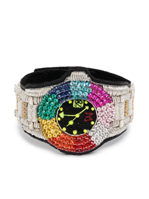 Walter Van Beirendonck Besticktes Armband