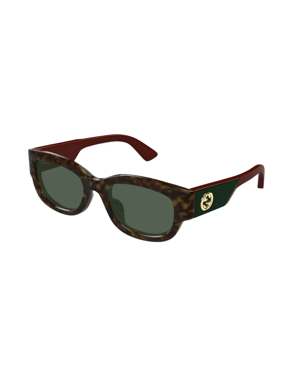 Gucci Eyewear Zonnebril met GG-logo Bruin