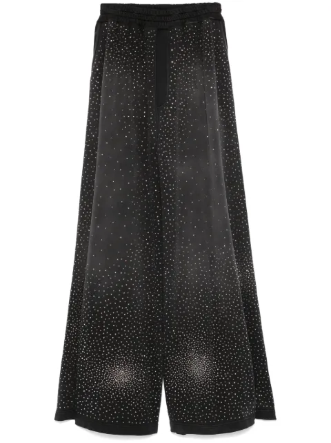 Giuseppe Di Morabito rhinestone-embellished palazzo pants