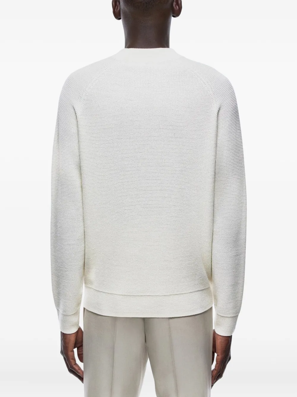 FURSAC waffle-knit raglan-sleeve sweater | Knitted Sweaters | Image 2
