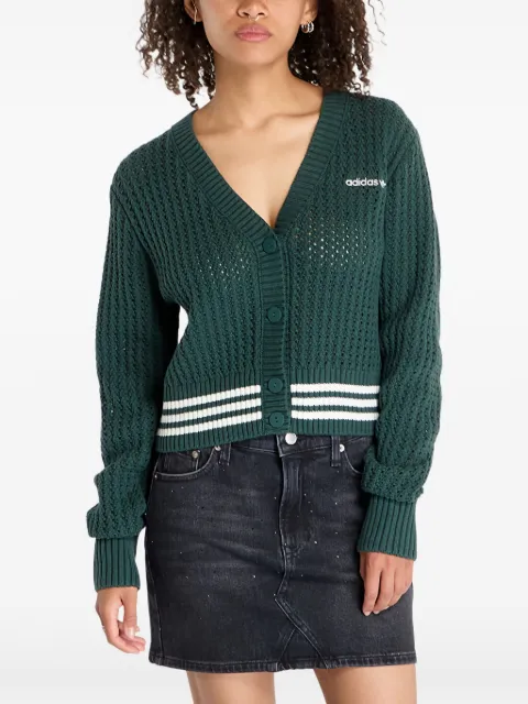 adidas cardigan en maille à design nervuré