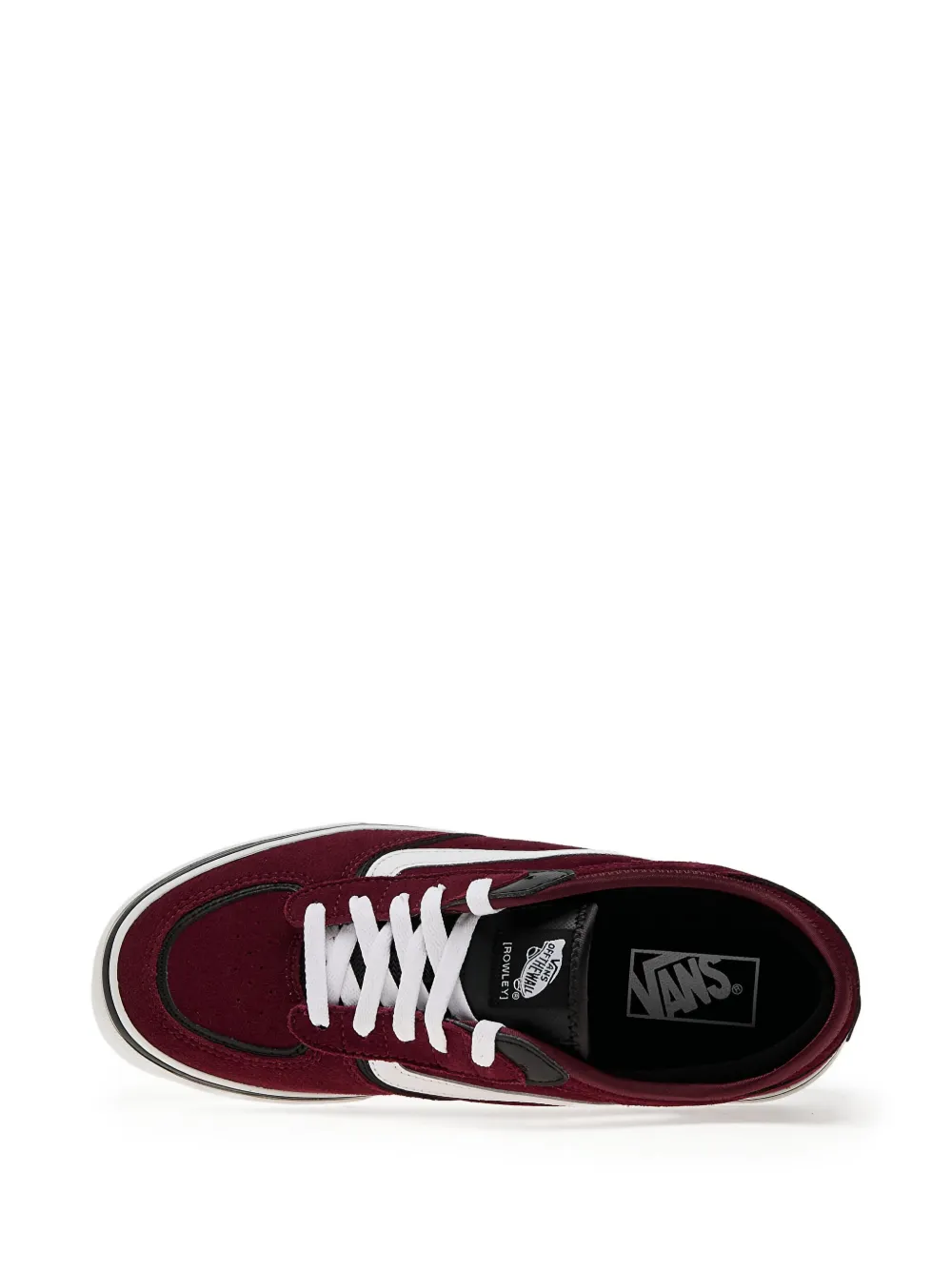 Vans Rowley Classic suede lace-up sneakers Red