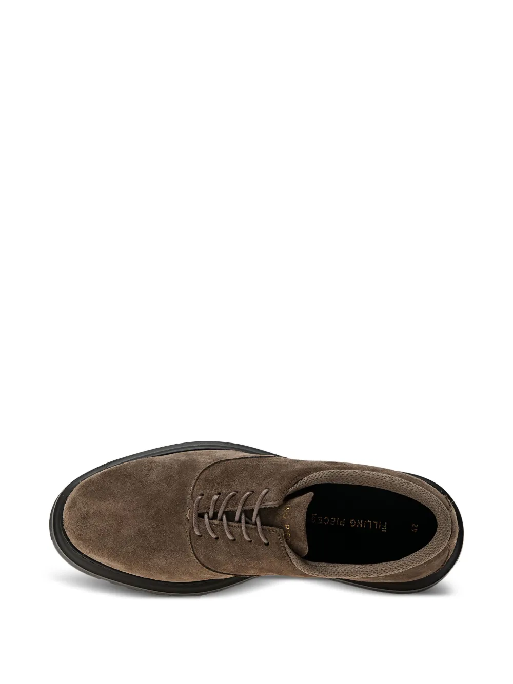 Filling Pieces suede Oxford shoes Brown