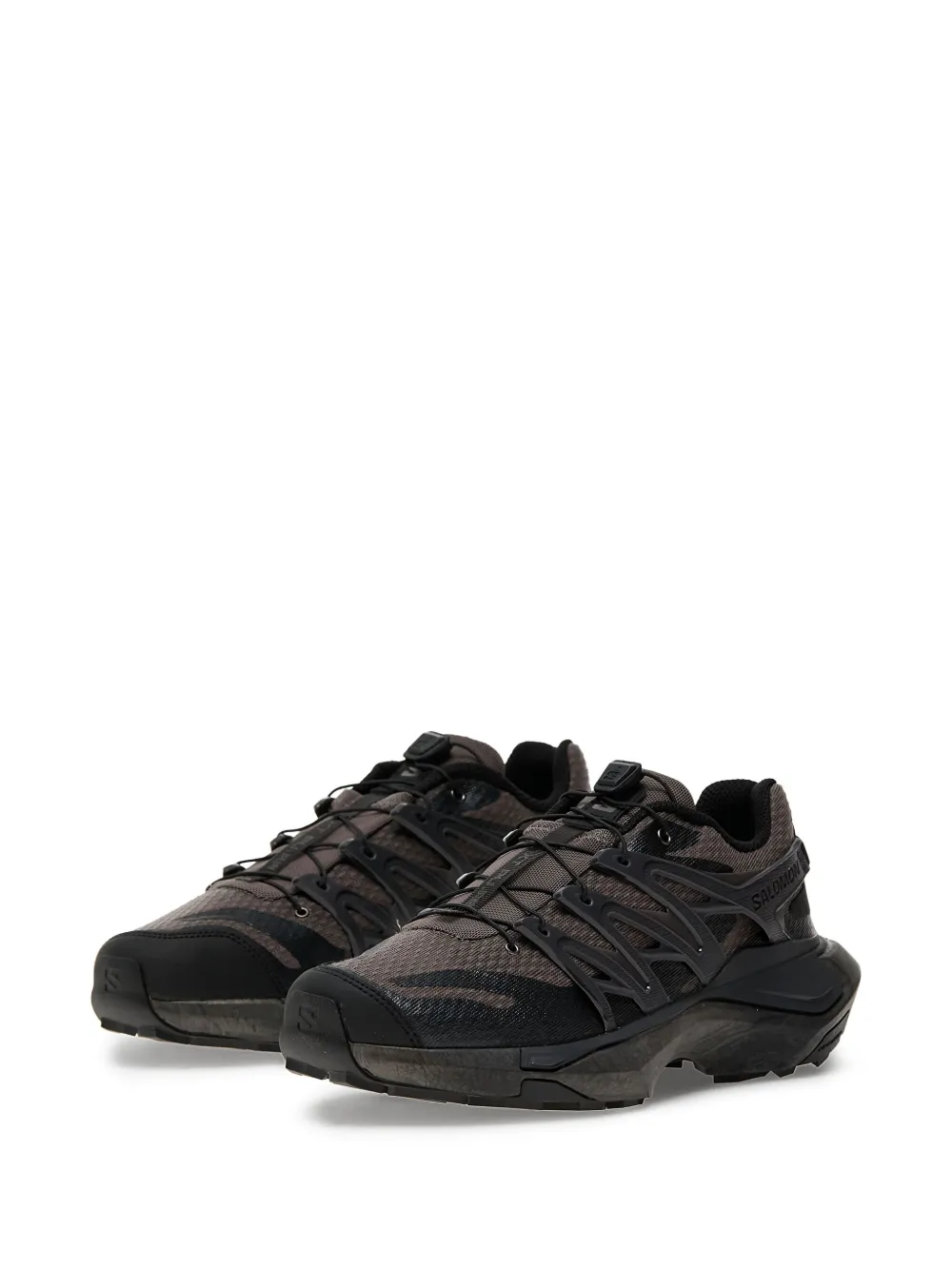 Salomon mesh-panelled sneakers Black