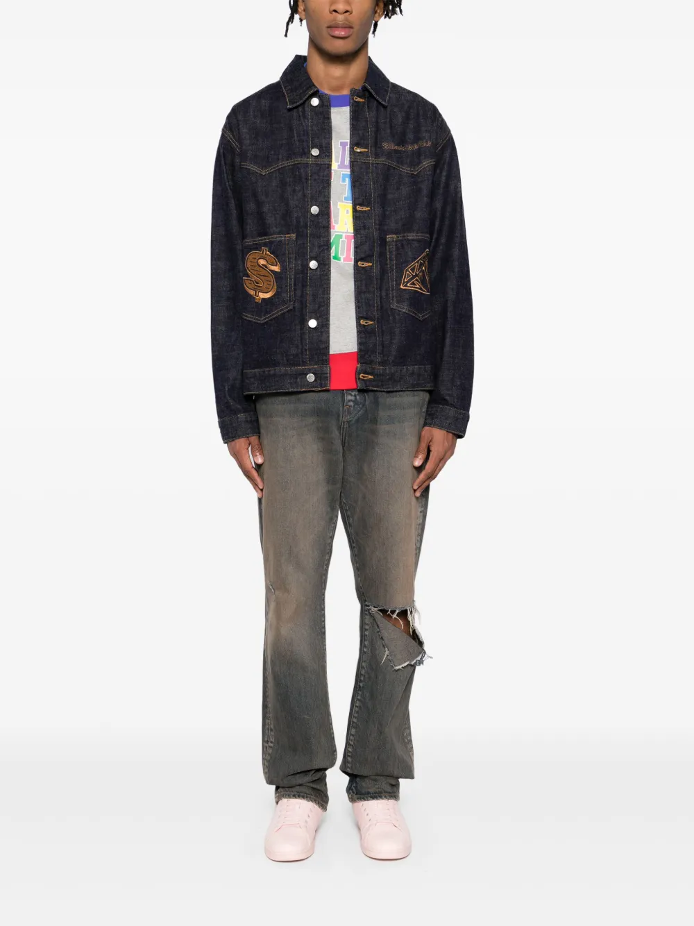 Billionaire Boys Club Denim jack Blauw