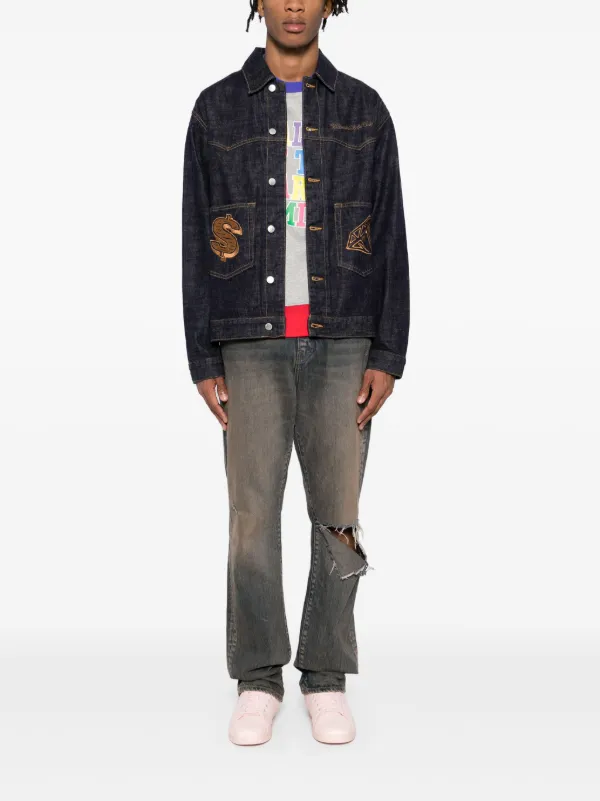 BILLIONAIRE BOYS CLUB チェック柄 ジャケット ブルー 25764444_56077284_600.jpg