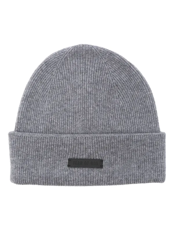 Fear Of God Cashmere Beanie Hat Grey FARFETCH CA