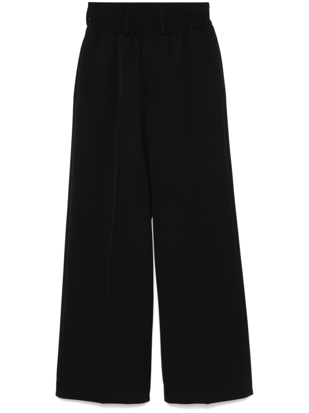 elasticated-waist trousers