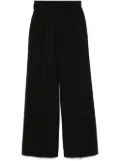 ALAINPAUL elasticated-waist trousers - Black