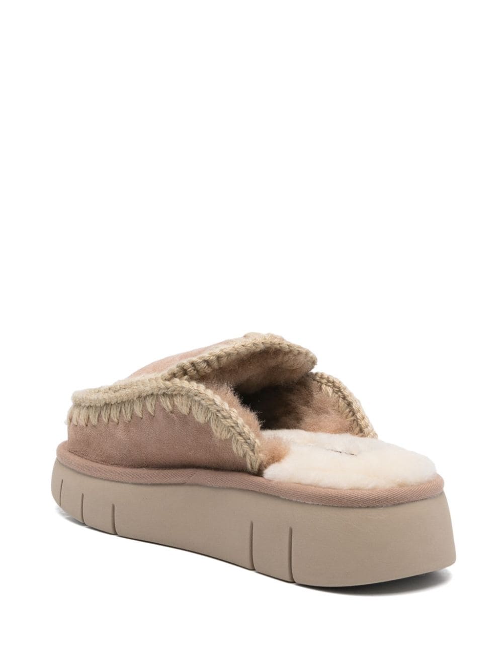 Shop Mou Bounce Mules In Nude