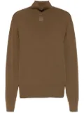 LEMAIRE high-neck sweater - Brown