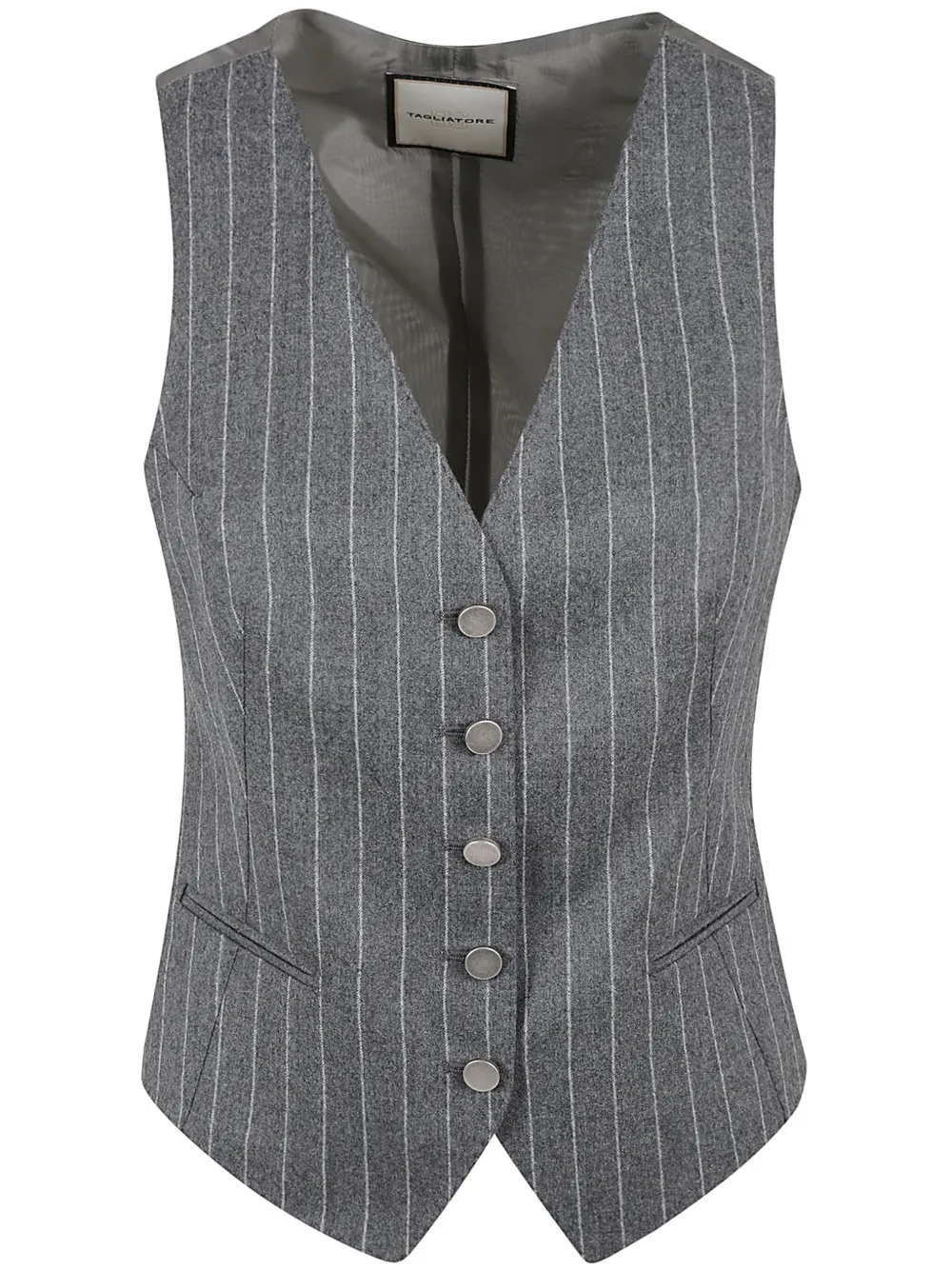 Tagliatore Giselle gilet Grijs