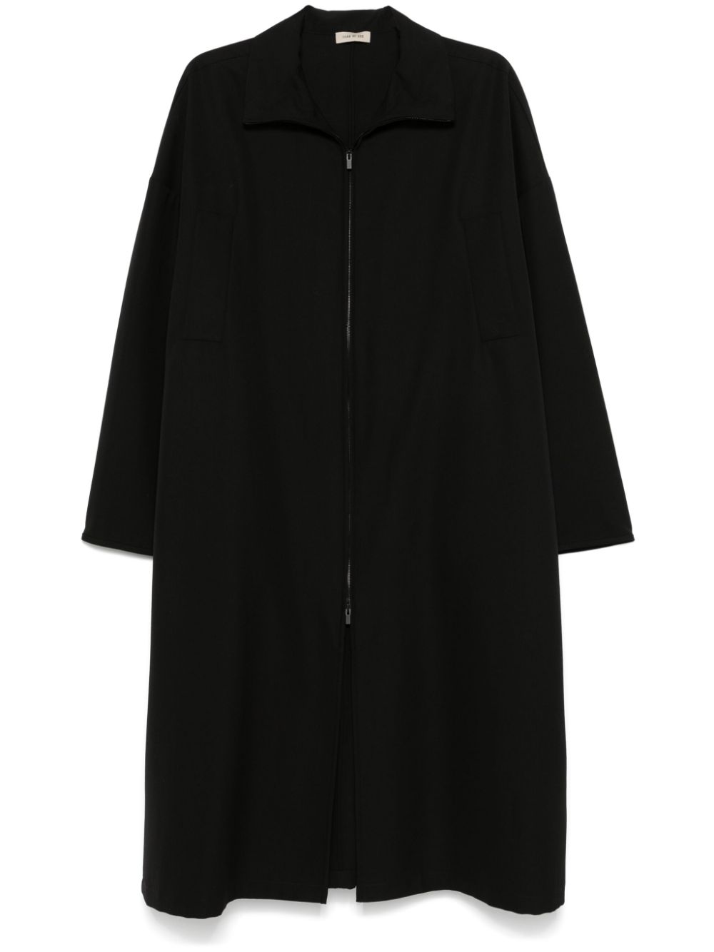 Fear Of God wool high-neck trench coat - Black