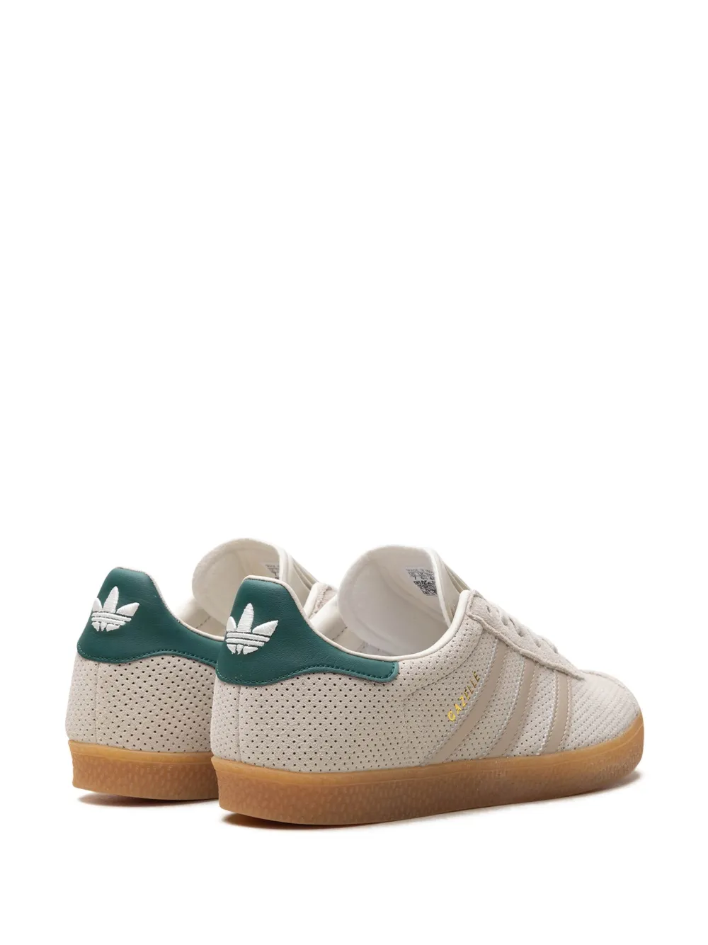 ADIDAS ORIGINALS GAZELLE "WONDER BEIGE/GREEN" SNEAKERS