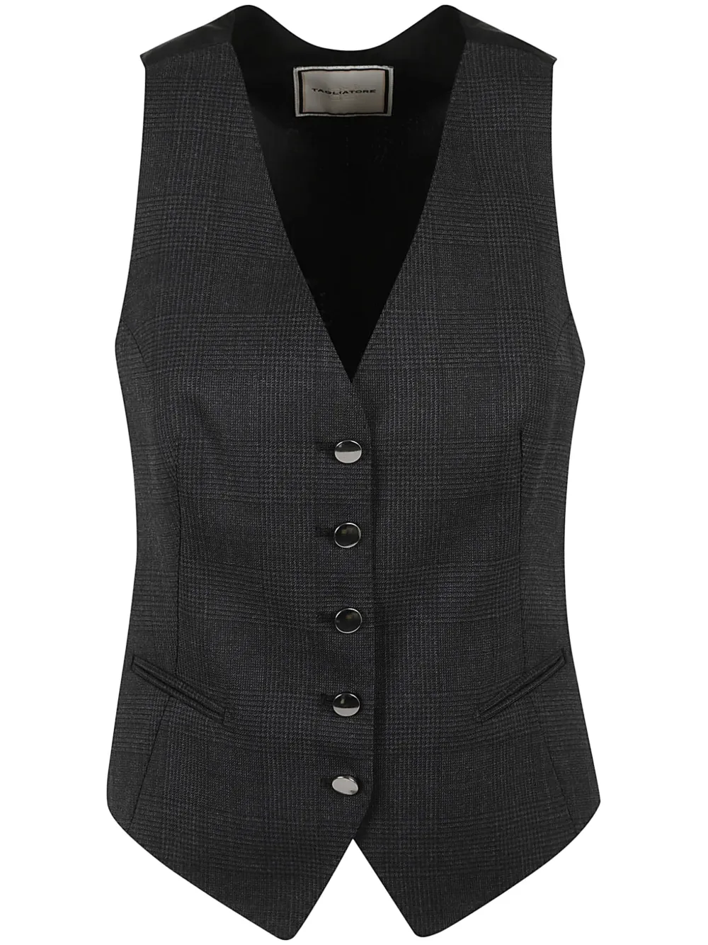 Tagliatore Giselle gilet Zwart