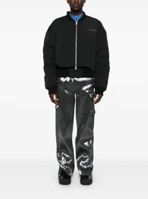 【美品】HELIOT EMIL Tranquil ボンバージャケット HELIOT EMIL Tranquil ボンバージャケット ブラック - メルカリ