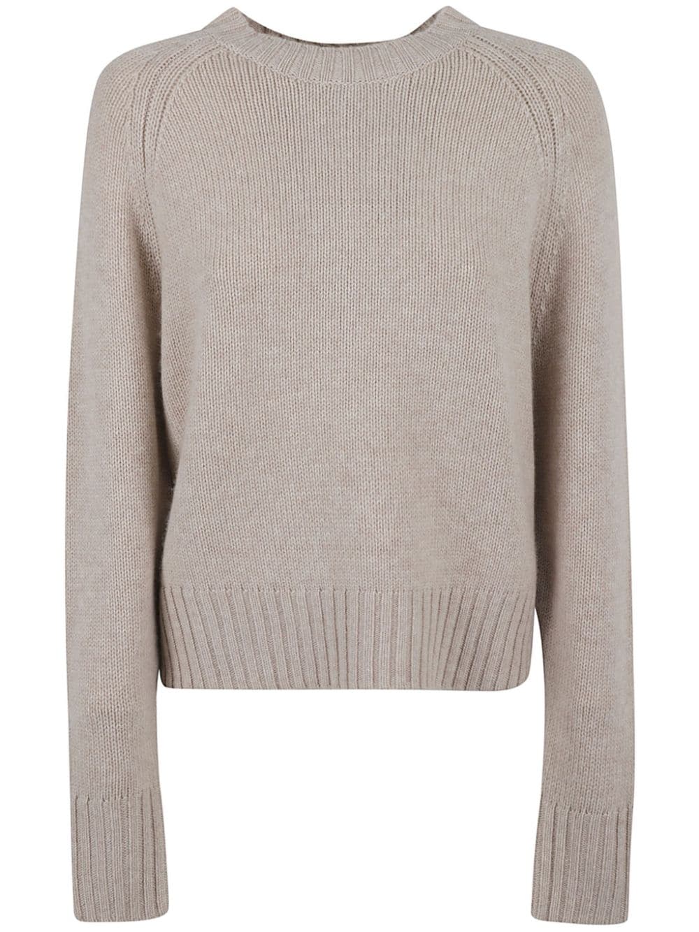 Shop Allude Crew-neck Jumper In Neutrals