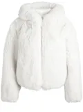 alice + olivia Rowe faux-fur jacket - Neutrals