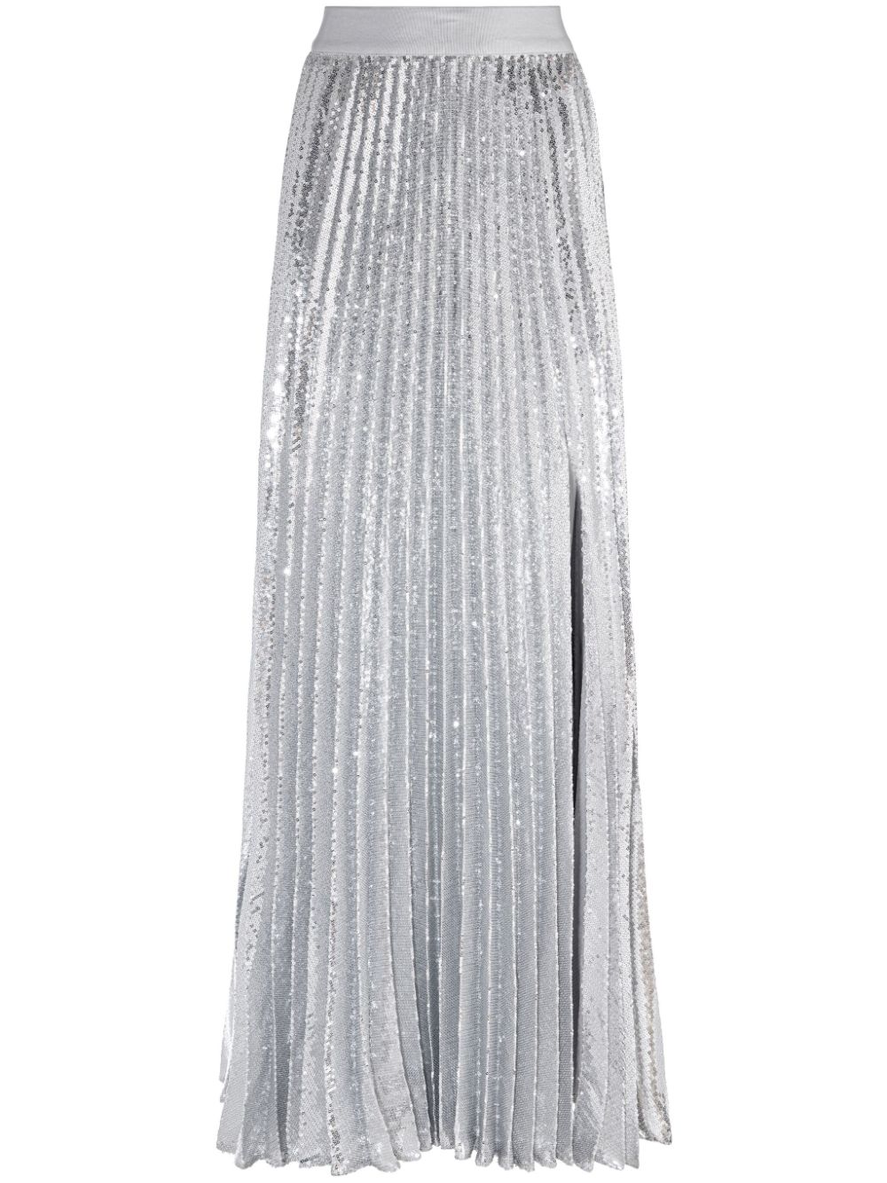 alice + olivia Ivey maxi skirt - Silver