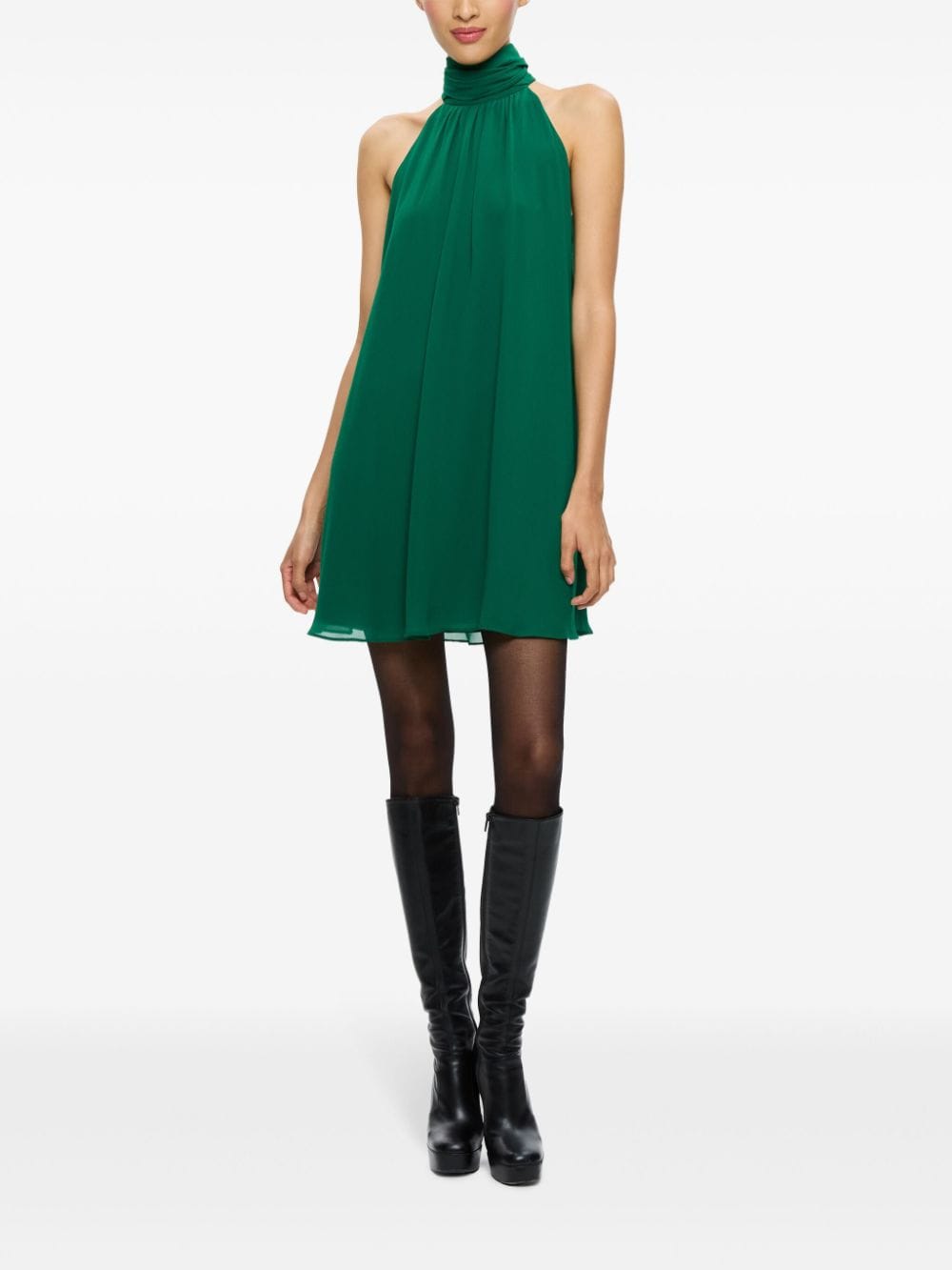 alice + olivia Corine mini dres - Groen