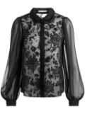 alice + olivia Roanne blouse - Black